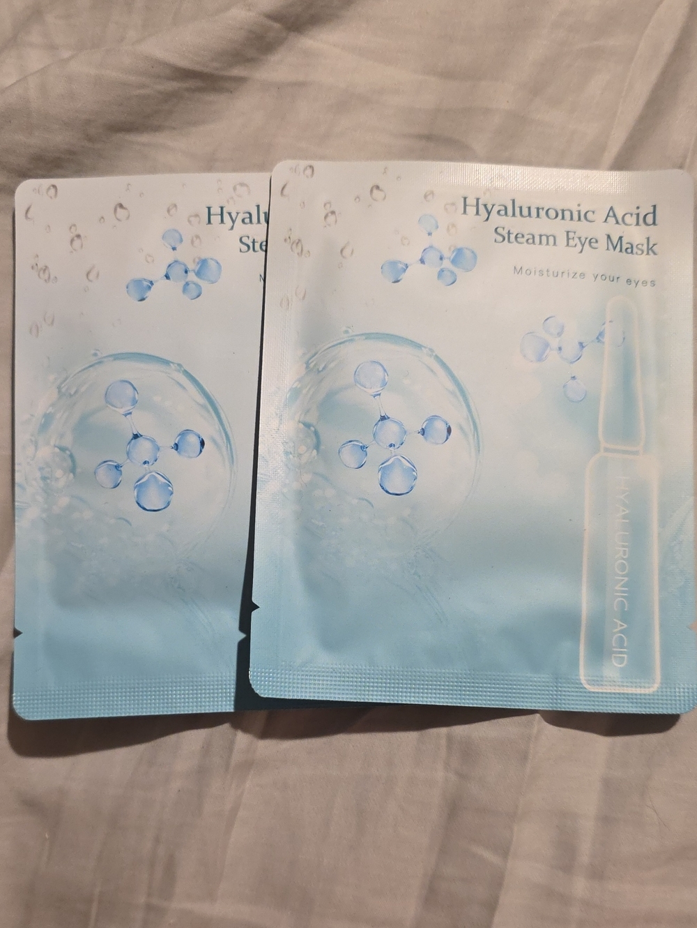 Hyaluronic Acid Steam Eye Mask - Hydrating Blue Eye Treatment